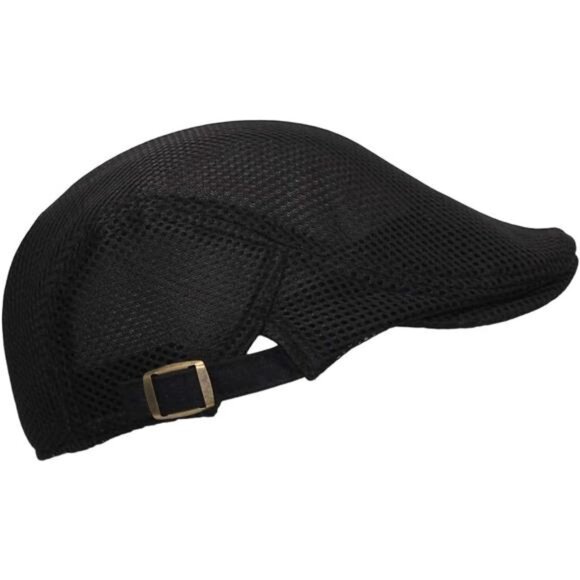 Ivy Cap Straw Weave Linen-Like Cotton Cabbie Newsboy Hat - Picture 2 of 7